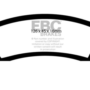EBC Ultimax sprednje zavorne ploščice za Lada Niva