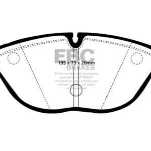 EBC Redstuff sprednje zavorne ploščice za VW Golf, Audi TT