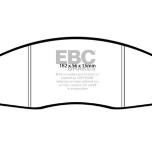 EBC Redstuff sprednje zavorne ploščice za Cadillac CTS, Cadillac STS