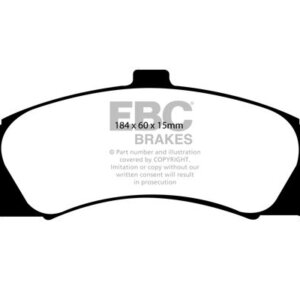 EBC Redstuff sprednje zavorne ploščice za Pontiac GTO