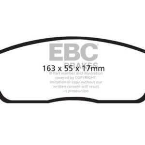 EBC Redstuff sprednje zavorne ploščice za Ford GT
