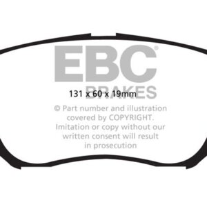 EBC Redstuff sprednje zavorne ploščice za Opel Insignia, Chevrolet Malibu