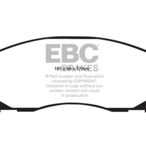 EBC Redstuff sprednje zavorne ploščice za Opel Insignia