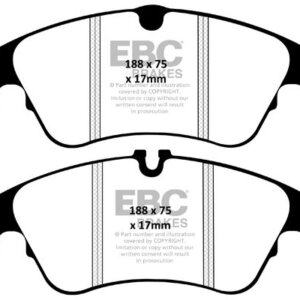 EBC Redstuff sprednje zavorne ploščice za Ford Focus