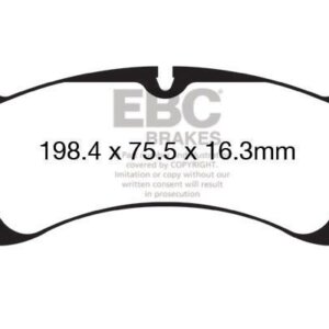 EBC Redstuff sprednje zavorne ploščice za Porsche Boxster, Porsche 911