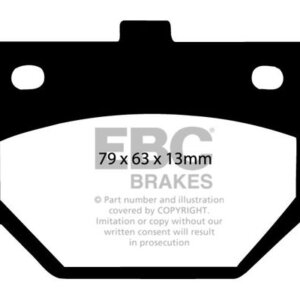 EBC Ultimax sprednje zavorne ploščice za Daihatsu Charade, Suzuki Alto