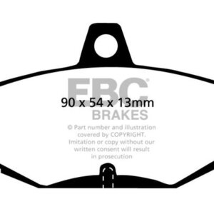 EBC Redstuff zadnje zavorne ploščice za Ford Scorpio, Ford Escort