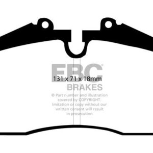 EBC Redstuff sprednje zavorne ploščice za Porsche 928, Porsche 944