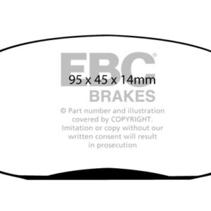 EBC Ultimax sprednje zavorne ploščice za Mazda 323