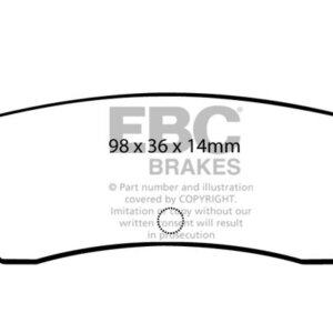 EBC Ultimax zadnje zavorne ploščice za Mitsubishi Lancer, Toyota Corolla