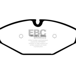 EBC Yellowstuff sprednje zavorne ploščice za Jaguar XJ