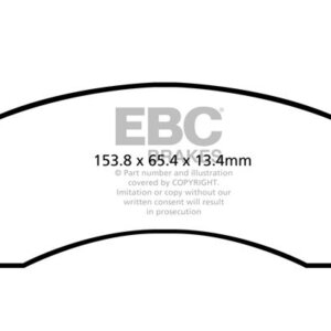 EBC Yellowstuff sprednje zavorne ploščice za Dodge Charger
