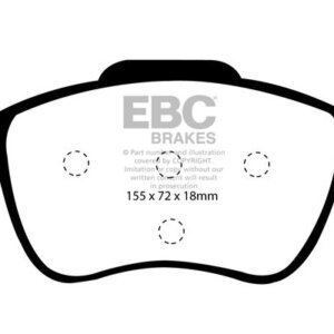 EBC Yellowstuff sprednje zavorne ploščice za Volvo S60, Volvo S80