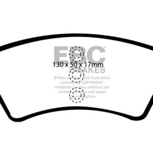 EBC Yellowstuff sprednje zavorne ploščice za Peugeot 306, Peugeot 206