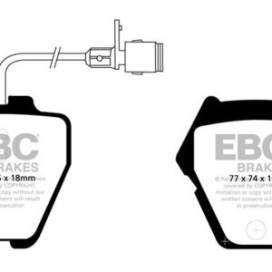 EBC Yellowstuff sprednje zavorne ploščice za Audi A8, VW Passat