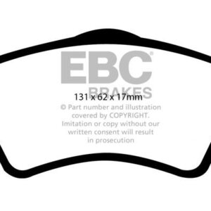 EBC Yellowstuff sprednje zavorne ploščice za Land Rover Freelander