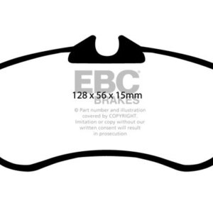 EBC Yellowstuff sprednje zavorne ploščice za Citroën C2, Citroën C3 Picasso