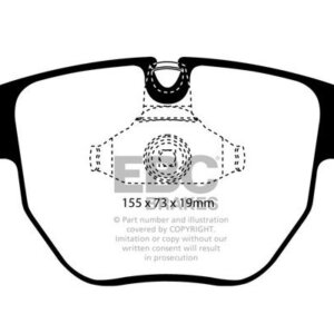 EBC Yellowstuff sprednje zavorne ploščice za Land Rover Range Rover