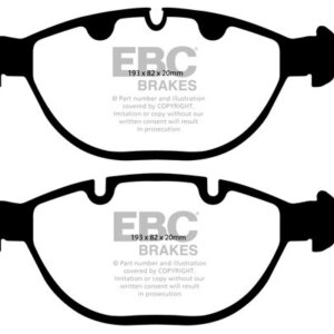 EBC Yellowstuff sprednje zavorne ploščice za BMW X5