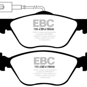 EBC Yellowstuff sprednje zavorne ploščice za Alfa Romeo 156, Alfa Romeo Spider