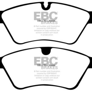 EBC Yellowstuff sprednje zavorne ploščice za Mercedes-Benz E-Class, Mercedes-Benz GL