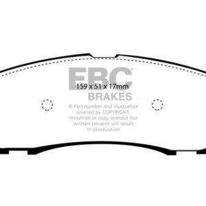 EBC Yellowstuff zadnje zavorne ploščice za Ford Excursion