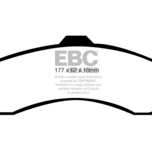 EBC Yellowstuff sprednje zavorne ploščice za Chevrolet Trailblazer