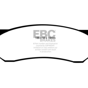 EBC Yellowstuff sprednje zavorne ploščice za Dodge RAM, Dodge Durango