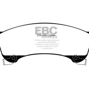 EBC Yellowstuff sprednje zavorne ploščice za Ford Expedition, Lincoln Navigator