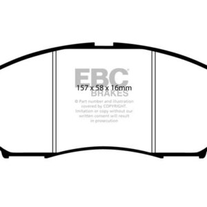EBC Yellowstuff sprednje zavorne ploščice za Infiniti FX, Infiniti QX50