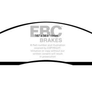 EBC Yellowstuff sprednje zavorne ploščice za Isuzu D-Max