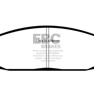 EBC Yellowstuff sprednje zavorne ploščice za Jeep Commander, Jeep Grand Cherokee