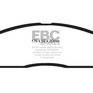 EBC Yellowstuff sprednje zavorne ploščice za Ford F-150