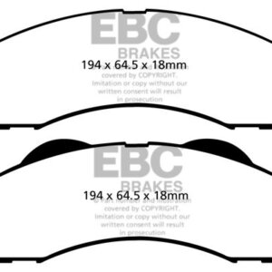 EBC Yellowstuff sprednje zavorne ploščice za Ford F-150, Ford Expedition