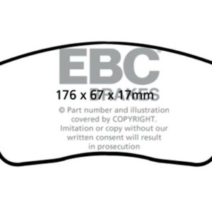 EBC Yellowstuff sprednje zavorne ploščice za Cadillac SRX, Saab 9-4X