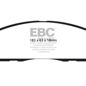 EBC Yellowstuff sprednje zavorne ploščice za Chrysler Voyager, Jeep Gladiator