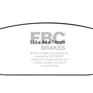 EBC Ultimax sprednje zavorne ploščice za Nissan Stanza