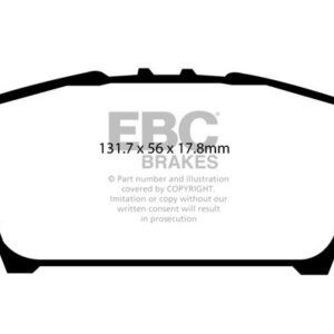 EBC Yellowstuff sprednje zavorne ploščice za Honda Civic