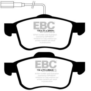 EBC Yellowstuff sprednje zavorne ploščice za Alfa Romeo 159, Alfa Romeo Spider