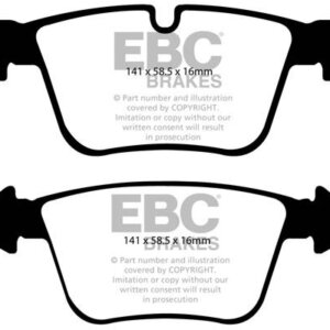 EBC Yellowstuff zadnje zavorne ploščice za Mercedes-Benz CL, Mercedes-Benz M-Class