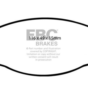 EBC Ultimax sprednje zavorne ploščice za Toyota Cressida