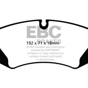 EBC Yellowstuff sprednje zavorne ploščice za Land Rover Range Rover, Land Rover Range Rover Sport