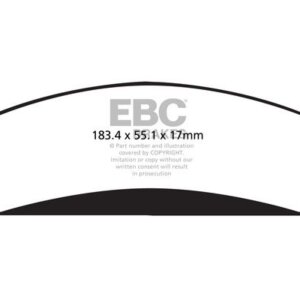 EBC Yellowstuff sprednje zavorne ploščice za Chrysler 300C, Dodge Challenger