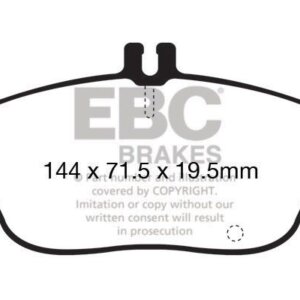 EBC Yellowstuff sprednje zavorne ploščice za Mercedes-Benz CLA-Class, Infiniti Q30