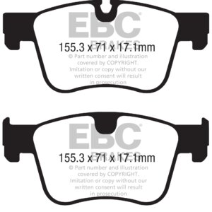 EBC Yellowstuff sprednje zavorne ploščice za Peugeot 3008, Peugeot 5008