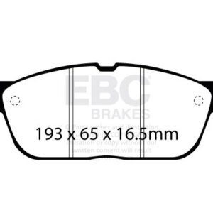 EBC Yellowstuff sprednje zavorne ploščice za Ford Focus, Ford Kuga