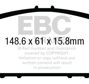 EBC Yellowstuff sprednje zavorne ploščice za Honda HR-V