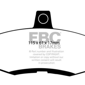 EBC Ultimax sprednje zavorne ploščice za VW Caddy