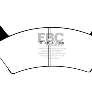 EBC Ultimax sprednje zavorne ploščice za Mazda 929