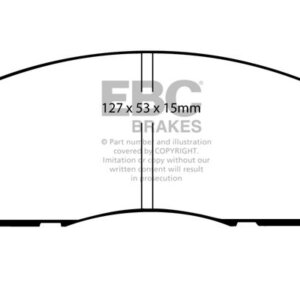 EBC Ultimax sprednje zavorne ploščice za Mitsubishi Colt, Mitsubishi Cordia
